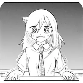 🥶 emoji WataMote @Tomoko_Kuroki Telegram sticker 22 of 34