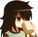 Sticker from WataMote