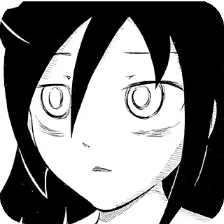 😐 emoji WataMote @Tomoko_Kuroki Telegram sticker 6 of 34