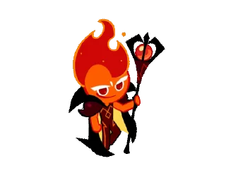 🔥 emoji Fire Spirit Cookie @artsfromwhite1 Telegram sticker 17 of 69