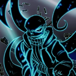 🌟 emoji Nightmare Sans Telegram sticker 19 of 39