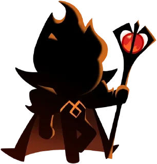 🌫 emoji Fire Spirit Cookie @artsfromwhite1 Telegram sticker 12 of 69