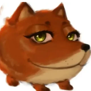 ❤ emoji eбучая лисичка @stickrubot Telegram sticker 9 of 11