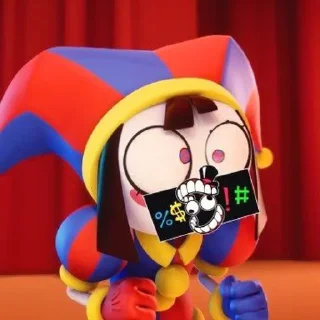 🤬 emoji The amazing digital circus Telegram sticker 9 of 38
