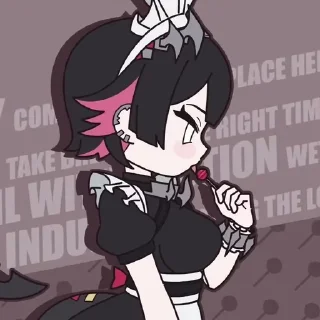 😋 emoji Ellen Joe @Ralzei228 Telegram sticker 19 of 27