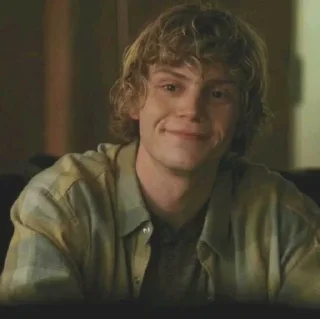 😇 emoji Evan Peters Telegram sticker 24 of 46