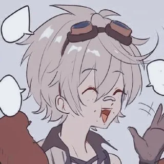 🪨 emoji [ Кэйа и Беннет любимки] Telegram sticker 7 of 106