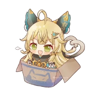 🐾 emoji Кирара simp ^_−☆ | @MOKAINFO & @KiraraCourier_bot Telegram sticker 4 of 107