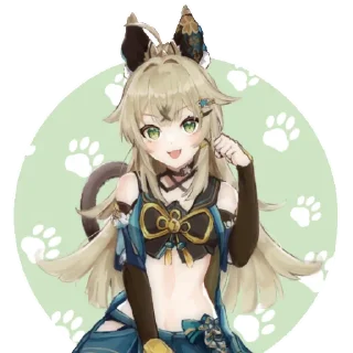 🐾 emoji Кирара simp ^_−☆ | @MOKAINFO & @KiraraCourier_bot Telegram sticker 9 of 107