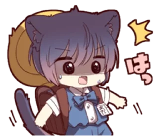 🌟 emoji Boy of a black cat (EXTRA) Telegram sticker 16 of 24