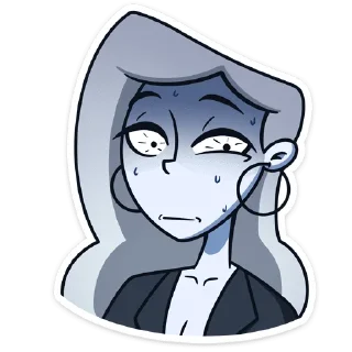 😐 emoji Марго от @TgSticker Telegram sticker 23 of 49
