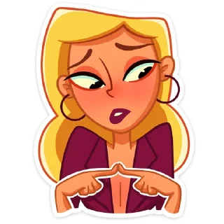 🥺 emoji Марго от @TgSticker Telegram sticker 5 of 49