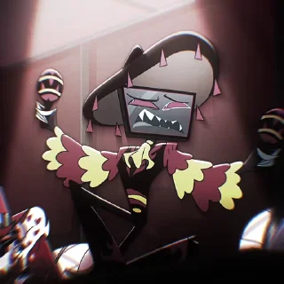 🧔‍♀️ emoji БОЛЬШЕ ⇨ @CLOOBHUB ВОКС ОТЕЛЬ ХАЗБИН VOX HAZBIN ТГ Telegram sticker 11 of 94