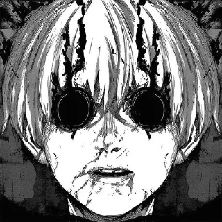 ☠️ emoji kaneki ken Telegram sticker 22 of 59