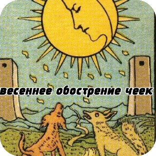 🥵 emoji Tomieks tarot Telegram sticker 18 of 23
