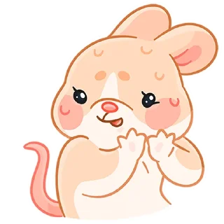 Sticker from @TgSticker Крошка Обнимышка без надписей