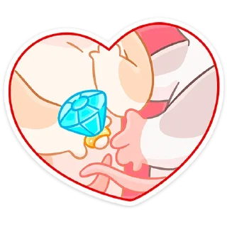 💍 emoji @TgSticker Крошка Обнимышка без надписей Telegram sticker 19 of 49