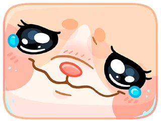 🥲 emoji @TgSticker Крошка Обнимышка без надписей Telegram sticker 18 of 49