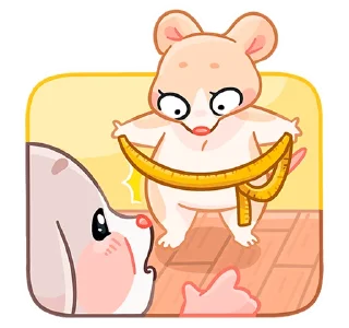 Sticker from @TgSticker Крошка Обнимышка без надписей