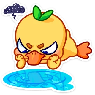 Sticker from ❤️‍🔥 «Утёнок Кряк» — @VkontakteEmoji
