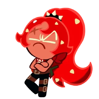 😠 emoji Chilli pepper cookie Telegram sticker 6 of 13