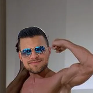 💪 emoji Ihzan's Whale School Telegram sticker 15 of 15