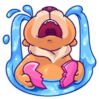😭 emoji Мишка (@TgSticker) Telegram sticker 14 of 16