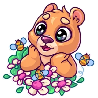 💐 emoji Мишка (@TgSticker) Telegram sticker 5 of 16