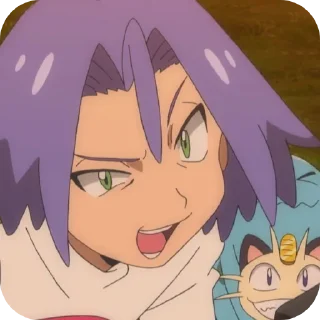 🤨 emoji James pokemon @Lol_bebeX3 Telegram sticker 23 of 40