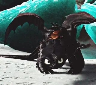 Sticker from Toothless!!
