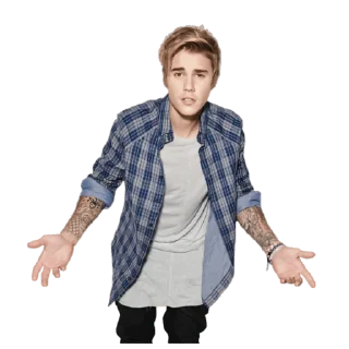 Sticker from Justin Bieber