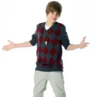 😊 emoji Justin Bieber Telegram sticker 8 of 8