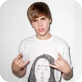 ☝️ emoji джастин бибер by: @meffessd Telegram sticker 19 of 36