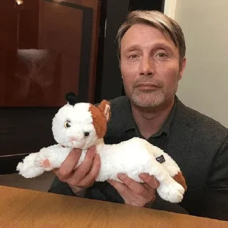🐈 emoji Mads Mikkelsen🎀 Telegram sticker 5 of 91