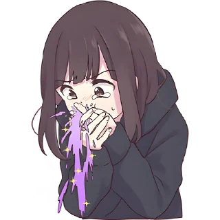 🤮 emoji Куруми-чан 3 @nyasticks Telegram sticker 16 of 41