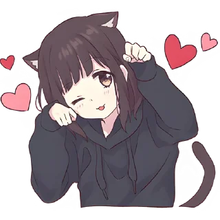🥰 emoji Куруми-чан 3 @nyasticks Telegram sticker 20 of 41