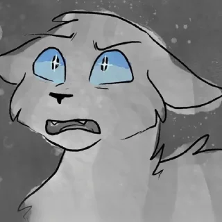 🤨 emoji Коты-воители Воробей Telegram sticker 8 of 13