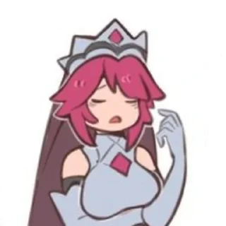 😚 emoji Rosaria by @stickerhut Telegram sticker 11 of 59