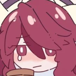 😢 emoji Rosaria by @stickerhut Telegram sticker 19 of 59