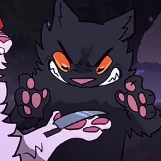 🔪 emoji АХАХА КОТЫ УБИВАЮТ СЕБЯ Telegram sticker 23 of 68