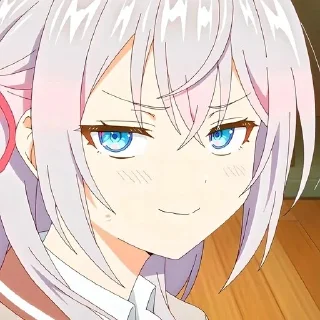 ☺️ emoji Аля иногда кокентничает @anime_stickerr Telegram sticker 13 of 20