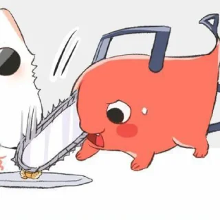 🪚 emoji Pochita〔 @pivAnSti 〕 Telegram sticker 22 of 120
