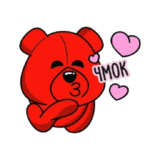 😘 emoji ALFA BEAR от @alfabankby Telegram sticker 8 of 27