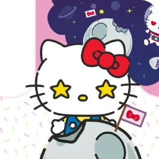 Sticker from Hello Kitty @shchobshokuvaty