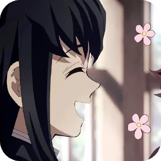👄 emoji Muichiro @demonslayerstickersss Telegram sticker 22 of 53