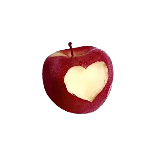 Sticker from red