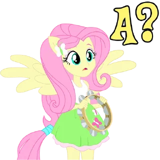 😕 emoji I'm Fluttershy (EG) | by @Ha1Gud Telegram sticker 18 of 25