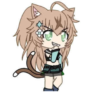😏 emoji гачимучи с 🐱 @watamote_0 Telegram sticker 12 of 23