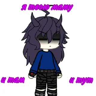 Sticker from Гачимучи с пикчей