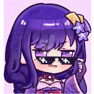 😎 emoji 💜Raiden💜 Telegram sticker 11 of 44